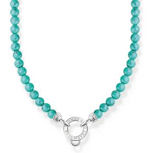 THOMAS SABO Collier für Charms mit Türkisfarbenen Beads