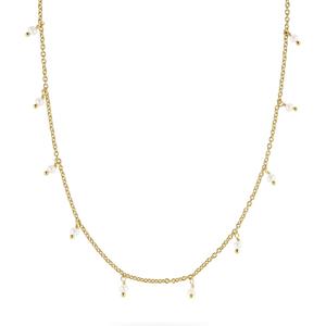 Esprit Silberkette ESPRIT Damen-Kette 925er Silber Süßwasserperle