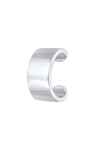 Kuzzoi Ohrklemme Herren Single Earcuff Basic Glanz 925 Silber