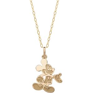 DISNEY Jewelry Collier Disney Mädchen-Kinderkette 375er Gelbgold