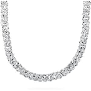 FAVS Edelstahlkette FAVS Herren-Kette Messing 548 Zirkonia