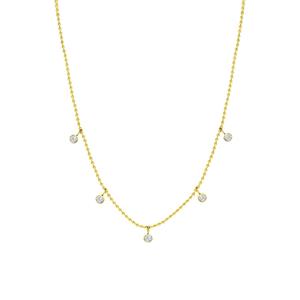 Lucardi Ketting ' Daya ' Staal 47 cm