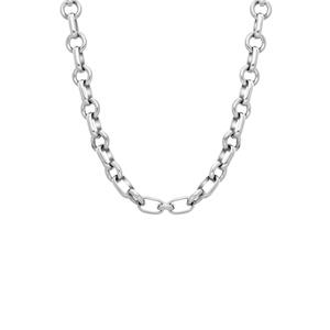 Lucardi Ketting Ines Staal 47cm