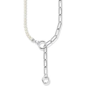 THOMAS SABO Kette ohne Anhänger Silber mit Perlen