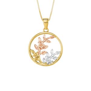 amor Ketting met hanger voor dames, goud 585 | blad