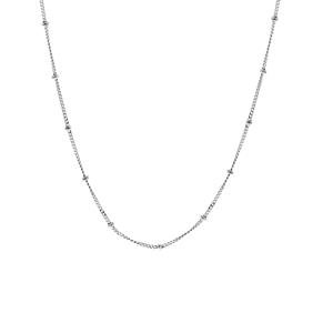 Lucardi Ketting Zilver - zilverkleurig