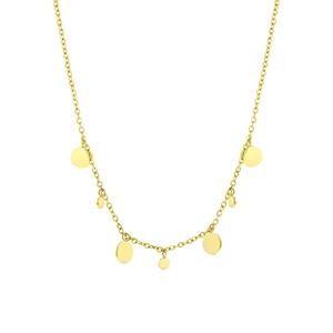 Lucardi Ketting ' Grace ' Staal 47 cm