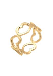 Elli Dames Band harten symbool uitgesneden trend in 925 sterling zilver