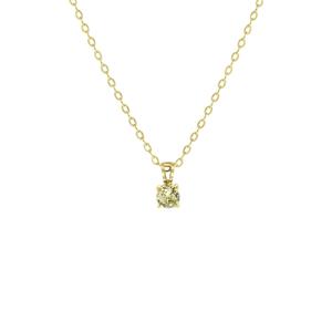 Lucardi Stalen goldplated ketting&hanger geboortesteen - november