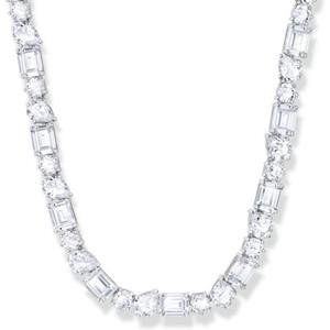 THOMAS SABO Silberkette Thomas Sabo Damen-Kette Silber Zirkonia