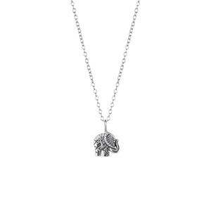 Lucardi Ketting Zilver 42cm -zilverkleurig