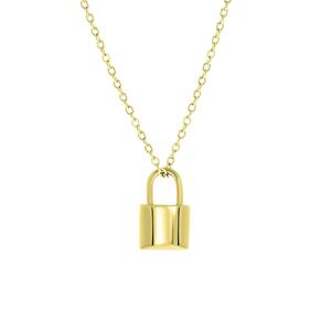 Lucardi Ketting Staal 45cm -goudkleurig