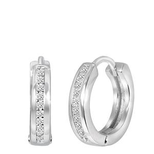 Lucardi Oorbellen Zilver - zilverkleurig