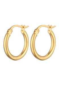 Elli Dames Creools Basis Clip-sluiting in 925 Sterling Zilver