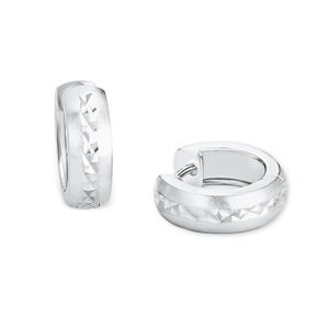 Amor Creolen voor dames, 925 Sterling zilver