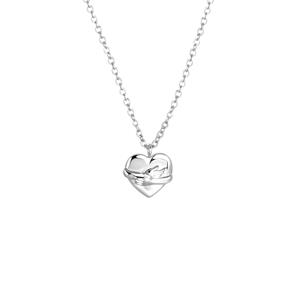 Lucardi Ketting Zilver 45cm -zilverkleurig
