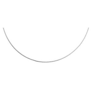 Lucardi Ketting Zilver 50cm -zilverkleurig