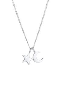 Elli Dames Ster Halve Maan Hanger Astro in 925 Sterling Zilver