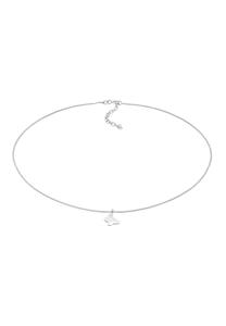 Elli Dames Choker Vlinder Hanger Basis in 925 Sterling Zilver