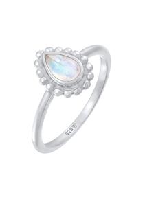 Elli Dames Druppelbollen met Maansteen in 925 Sterling Zilver