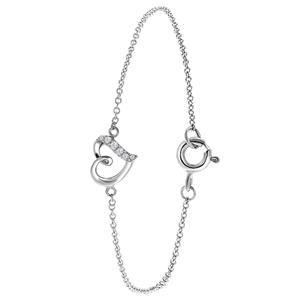 Lucardi Armband Zilver - zilverkleurig
