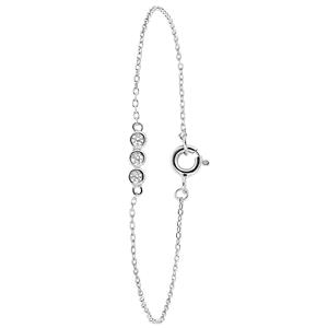 Lucardi Armband Zilver - zilverkleurig