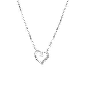 Lucardi Ketting Zilver 45cm -zilverkleurig