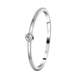 Lucardi Ring Zilver - zilverkleurig