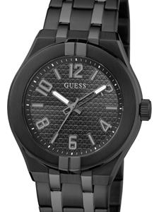 GUESS USA stainless steel battery 44mm - Zwart