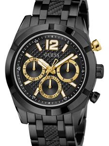 GUESS USA chronograph quartz 44mm - Zwart