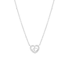 Lucardi Ketting Zilver 45cm -zilverkleurig