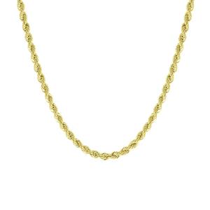 Lucardi Ketting 14 Karaat Goud - goudkleurig
