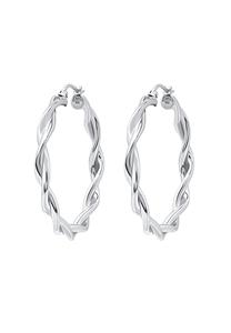 Elli Dames Creools Gedraaid in 925 Sterling Zilver