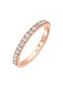 Elli Dames Band Memoire Elegant met Kristallen in 925 Sterling Zilver