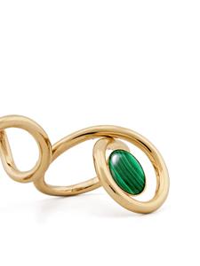 DESTREE Louise Double ring met edelsteen - Groen