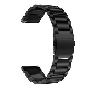 Strap-it Stalen horlogeband 14mm universeel (zwart)