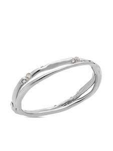 DRIES VAN NOTEN Dubbele armband verfraaid met stras - Zilver