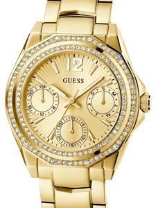 GUESS USA Crystal quartz 36mm - Goud