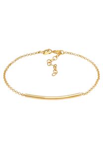 Elli Dames erwtenketting Geo Look Minimal Basic in 925 Sterling Silver