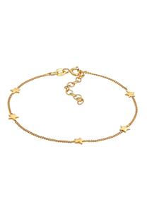 Elli Dames Star Necklace Astro Look Trend verstelbaar in 925 Sterling Silver Gold Plated