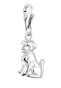 Elli Dames honden hanger dieren vriend in 925 sterling zilver