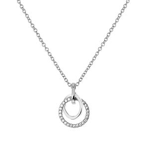 Lucardi Ketting Zilver 45cm -zilverkleurig