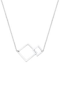 Elli Dames Vierkant Geo Basis in 925 Sterling Zilver Verguld