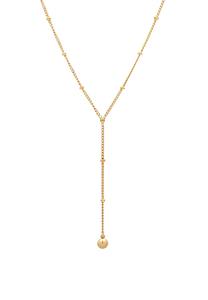 Elli Dames Choker Y-Ketting Bal Geo Basic in 925 Sterling Zilver