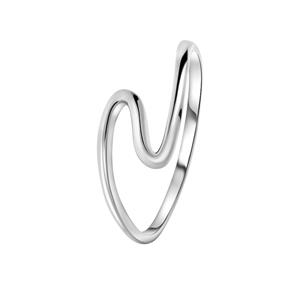 Lucardi Ring Zilver - zilverkleurig