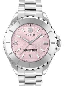 Philipp Plein Heaven quartz 38mm horloge - Roze