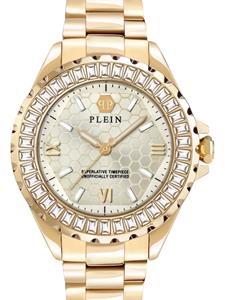 Philipp Plein Heaven quartz 38mm horloge - Beige