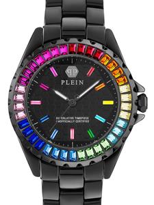 Philipp Plein Lady Quartz 38mm horloge - Zwart