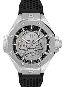 Philipp Plein $keleton Royal 46mm horloge - Zilver