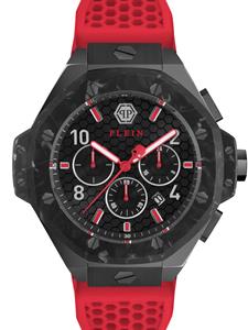 Philipp Plein Chrono Royal 46 mm horloge - Zwart